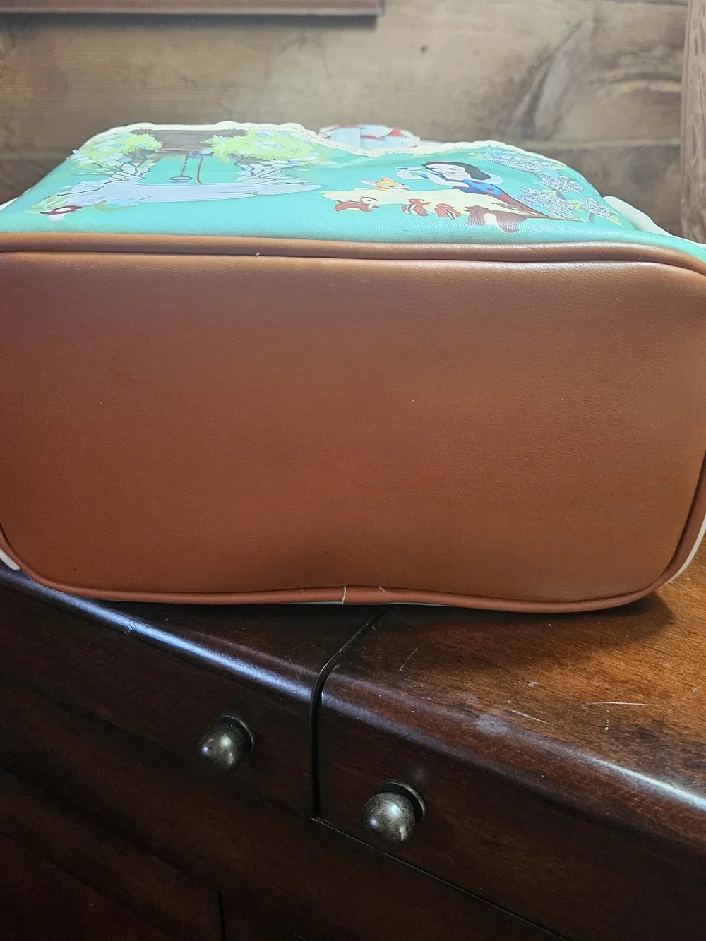Vintage 80's Disney Snow White Castle Loungefly Backpack